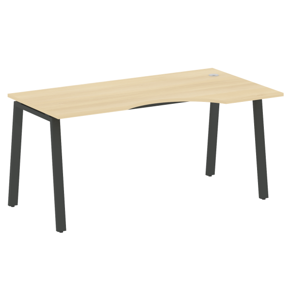 Стол криволинейный правый на А-образном м/к БА.СА-1 Пр