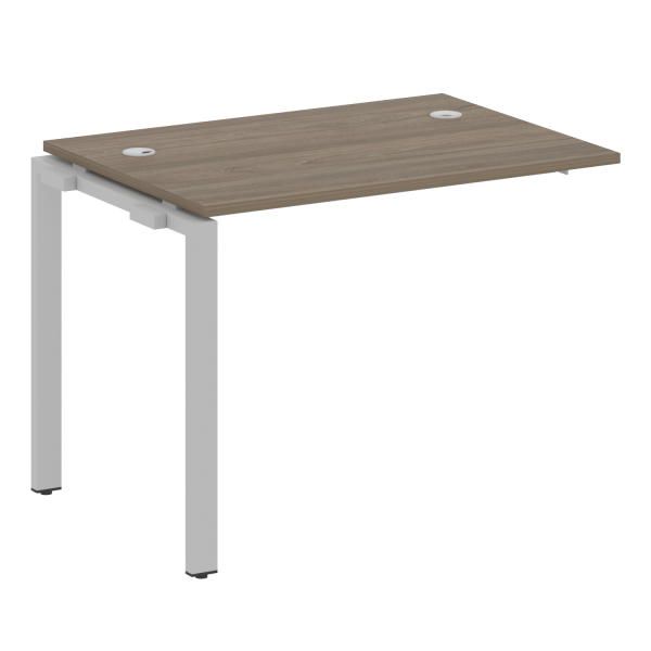 Проходной наборный элемент рабочей станции на П-образном м/к (проходная опора Б.ОСП-72, столешница, БП.ПРС-СП-1.1