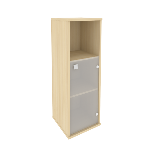 Шкаф средний узкий левый/правый (1 низкая дверь стекло) Л.СУ-2.2 Л/Пр