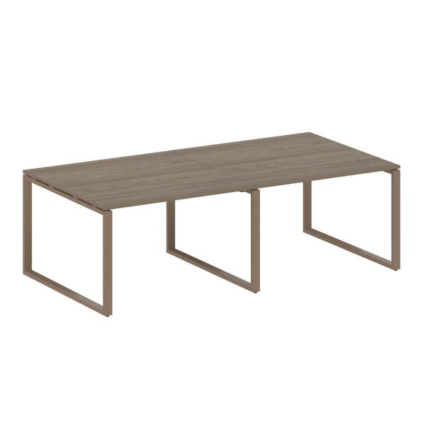 Переговорный стол (2 столешницы) на О-образном м/к БО.ПРГ-2.2