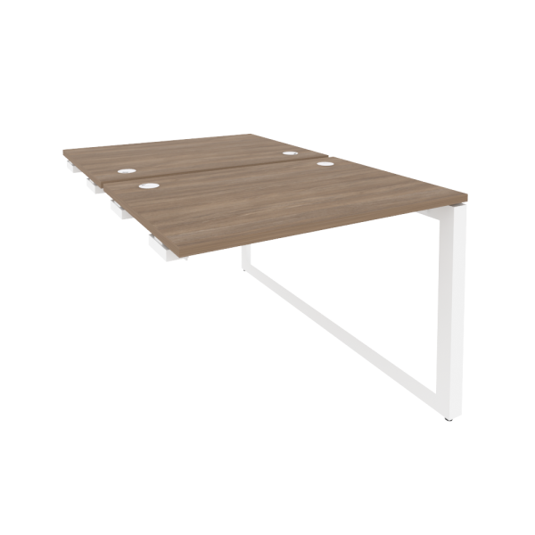 Стол-приставка двойной на О-образном м/к к опорым элем. O.MО-D.SPR-1.7