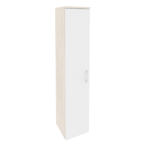 Шкаф высокий узкий левый (1 высокий фасад ЛДСП) O.SU-1.9(L)