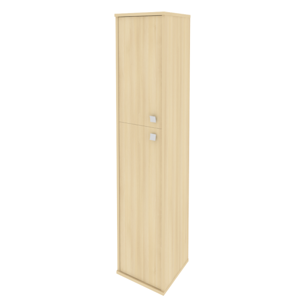 Шкаф высокий узкий левый/правый (1 средняя дверь ЛДСП, 1 низкая дверь ЛДСП) Л.СУ-1.8 Л/Пр