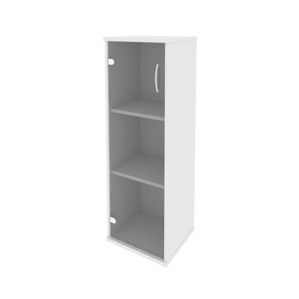 Шкаф средний узкий левый/правый (1 средняя дверь стекло) А.СУ-2.4 Л/Пр