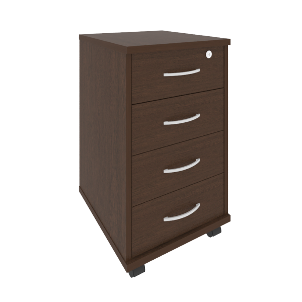 Тумба подкатная (4 ящика фолдинг, с замком) А.ТМ-4F