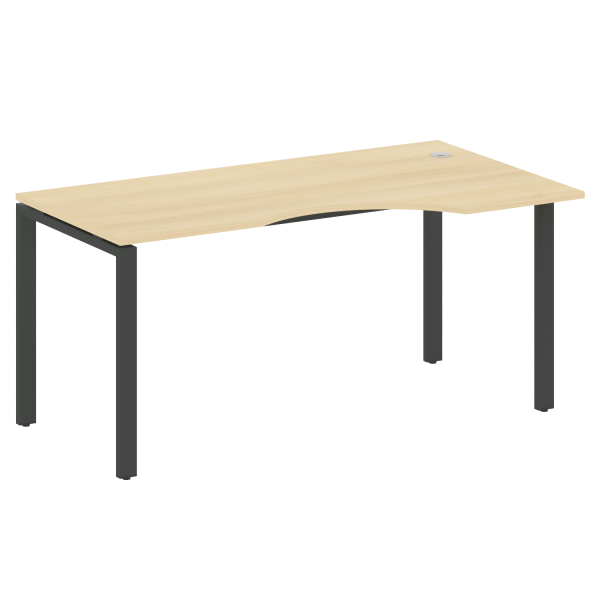 Стол криволинейный правый на П-образном м/к БП.СА-1 Пр