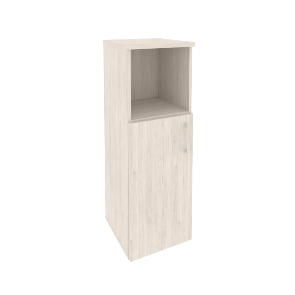 Шкаф средний узкий левый (1 низкий фасад ЛДСП) O.SU-2.1(L)