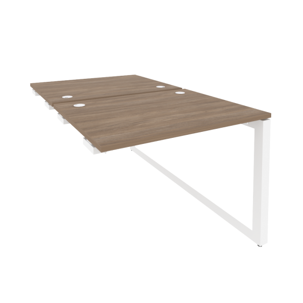 Стол-приставка двойной на О-образном м/к к опорым элем. O.MО-D.SPR-1.8