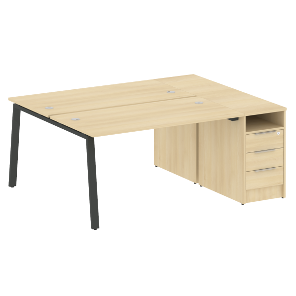 Рабочая станция на А-образном м/к с опорной тумбой БА.РС-СТП-2.3