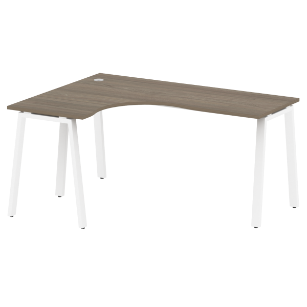 Стол криволинейный левый на А-образном м/к БА.СА-4 Л