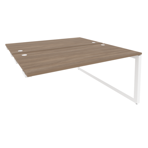 Стол-приставка двойной на О-образном м/к к опорым элем. O.MО-D.SPR-4.8