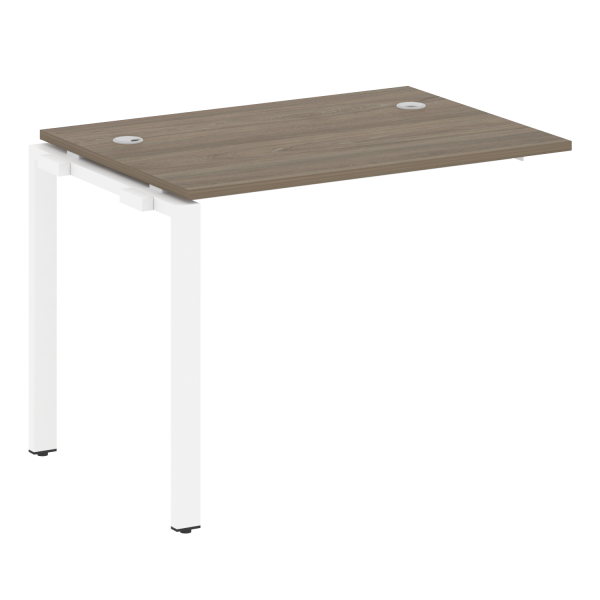 Проходной наборный элемент рабочей станции на П-образном м/к (проходная опора Б.ОСП-72, столешница, БП.ПРС-СП-1.1