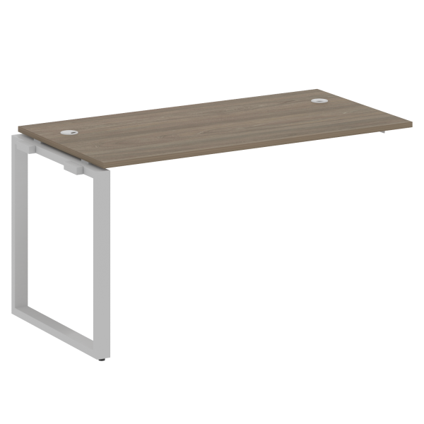 Проходной наборный элемент рабочей станции на О-образном м/к (проходная опора Б.ОСП-72, столешница, БО.ПРС-СП-1.3