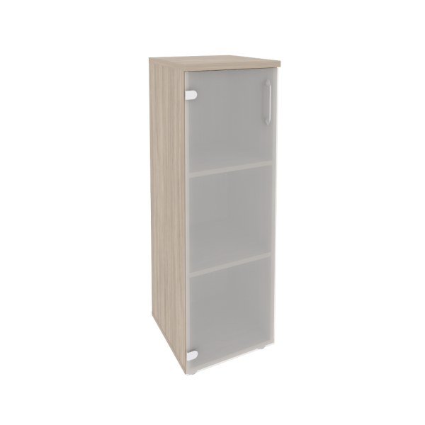 Шкаф средний узкий левый (1 средний фасад стекло) O.SU-2.4(L)