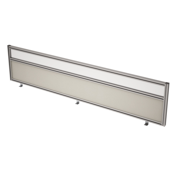 Барьер фронтальный, ткань+мат.стекло в алюминевом профиле 9БТС.0418.8