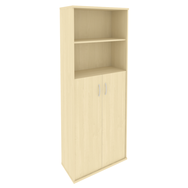 Шкаф высокий широкий (2 средние двери ЛДСП) А.СТ-1.6