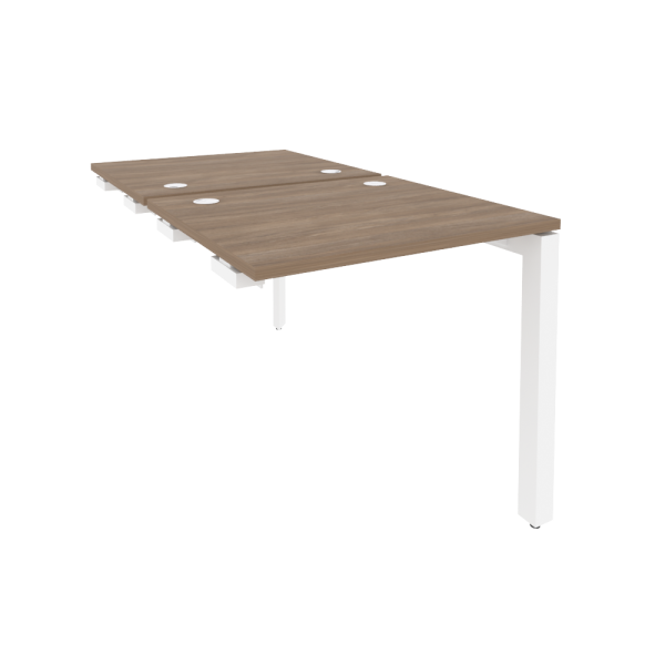 Стол-приставка двойной на П-образном м/к к опорным элем. O.MP-D.SPR-0.7