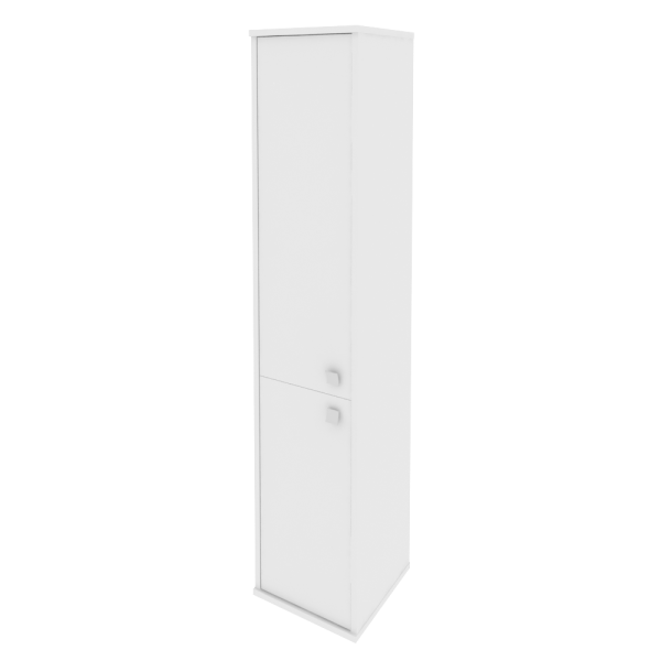 Шкаф высокий узкий левый/правый (1 низкая дверь ЛДСП, 1 средняя дверь ЛДСП) Л.СУ-1.3 Л/Пр