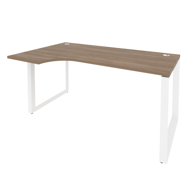 Стол эргономичный левый на О-образном м/к O.MО-SA-1L