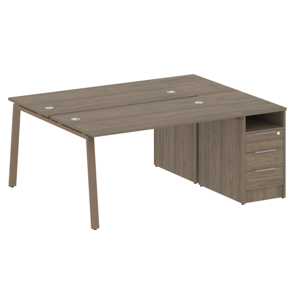 Рабочая станция на А-образном м/к с опорной тумбой БА.РС-СТП-2.3