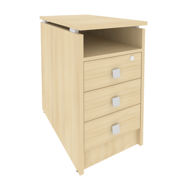 Тумба приставная (с замком) Л.ТП-4.2