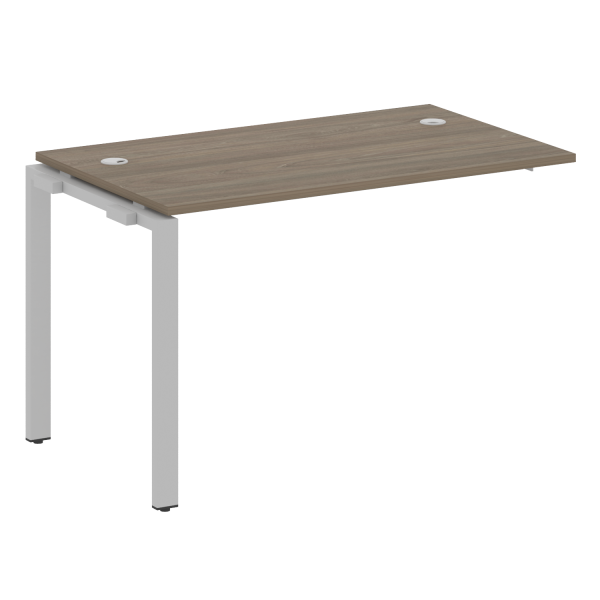 Проходной наборный элемент рабочей станции на П-образном м/к (проходная опора Б.ОСП-72, столешница, БП.ПРС-СП-1.2