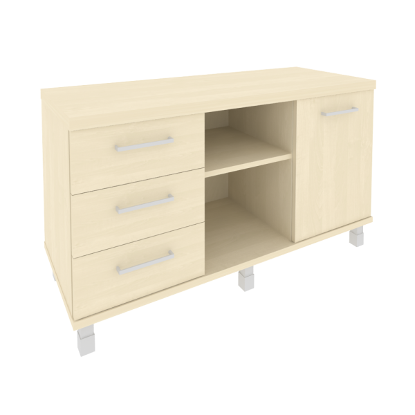 Тумба сервисная (3 ящика + распашной фасад) KTS-1