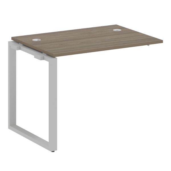 Проходной наборный элемент рабочей станции на О-образном м/к (проходная опора Б.ОСП-72, столешница, БО.ПРС-СП-1.1