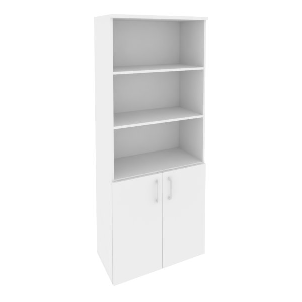 Шкаф высокий широкий (2 низких фасада ЛДСП) O.ST-1.1