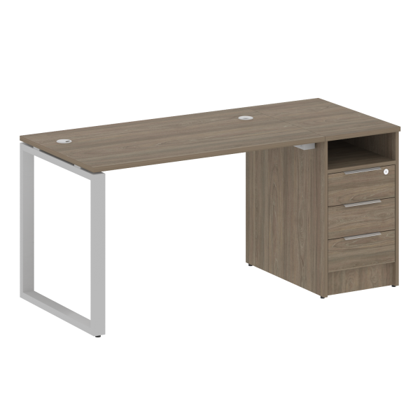 Рабочая станция на О-образном м/к с опорной тумбой БО.РС-СТП -1.2