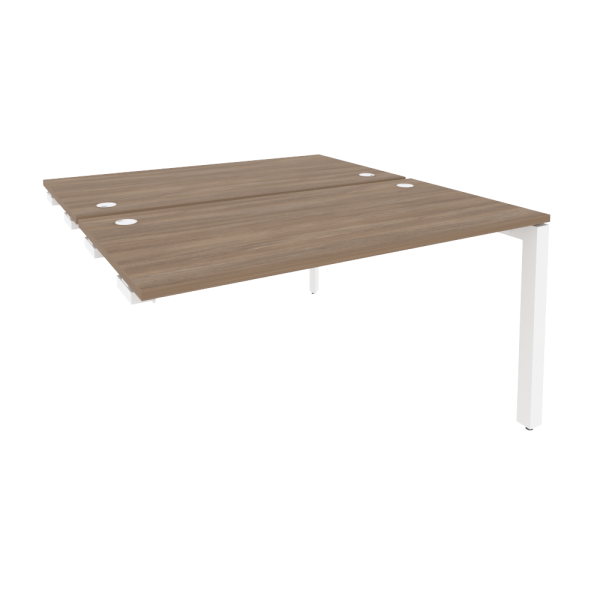 Стол-приставка двойной на П-образном м/к к опорным элем. O.MP-D.SPR-3.7