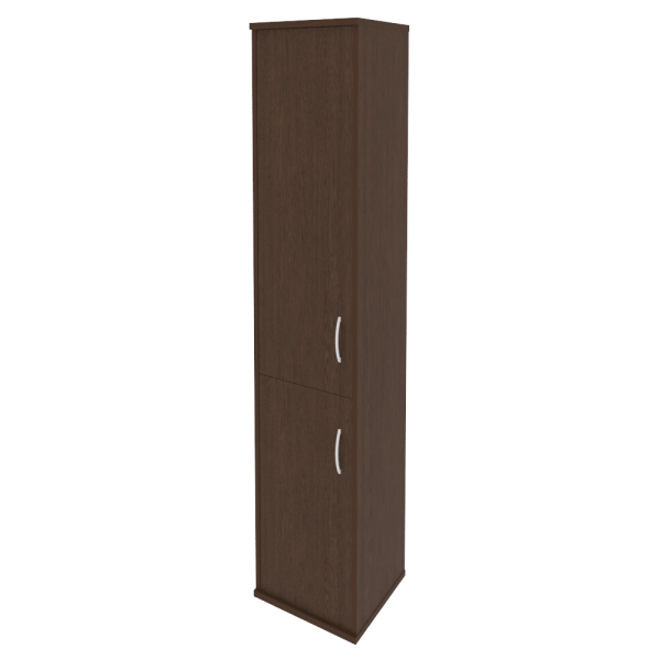 Шкаф высокий узкий левый/правый (1 низкая дверь ЛДСП, 1 средняя дверь ЛДСП) А.СУ-1.3 Л/Пр