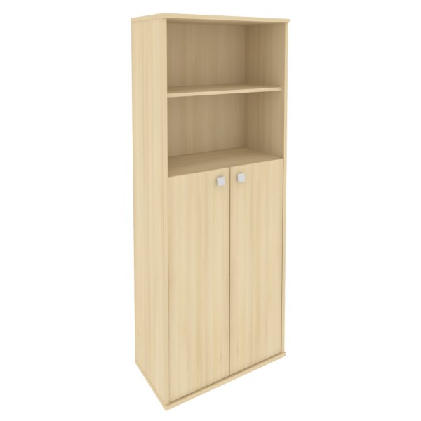 Шкаф высокий широкий (2 средние двери ЛДСП) Л.СТ-1.6