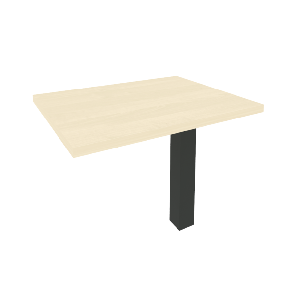 Брифинг-приставка для прямоугольного стола (опора LT-710 в комплекте) KB-4