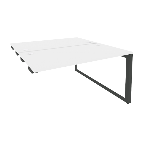 Стол-приставка двойной на О-образном м/к к опорым элем. O.MО-D.SPR-3.7