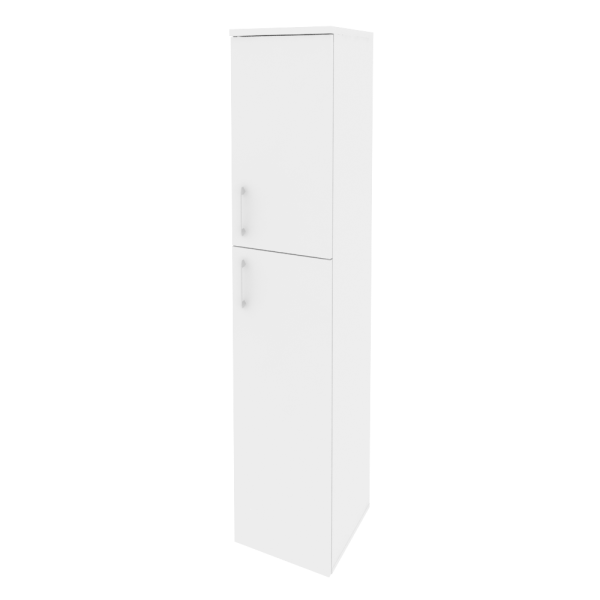 Шкаф высокий узкий правый (1 средний фасад ЛДСП + 1 низкий фасад ЛДСП) O.SU-1.8(R)