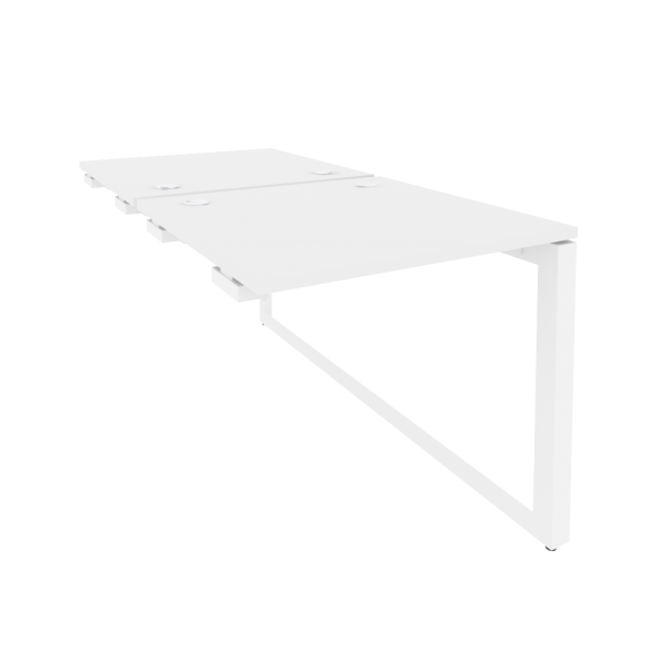 Стол-приставка двойной на О-образном м/к к опорым элем. O.MО-D.SPR-0.8