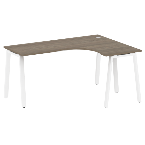 Стол криволинейный правый на А-образном м/к БА.СА-4 Пр