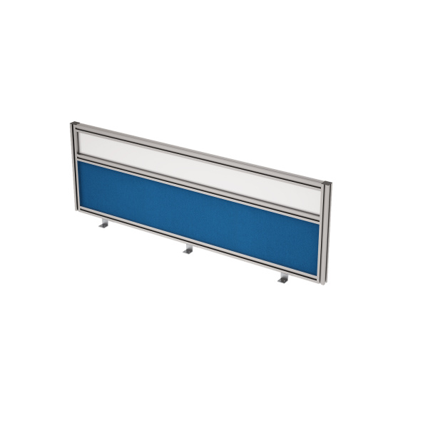 Барьер фронтальный, ткань+мат.стекло в алюминевом профиле 9БТС.0415.8