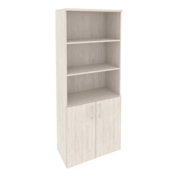 Шкаф высокий широкий (2 низких фасада ЛДСП) O.ST-1.1