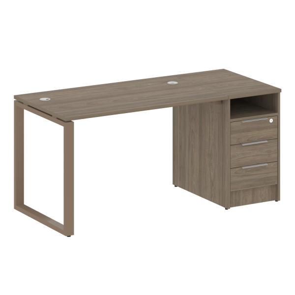 Рабочая станция на О-образном м/к с опорной тумбой БО.РС-СТП -1.2