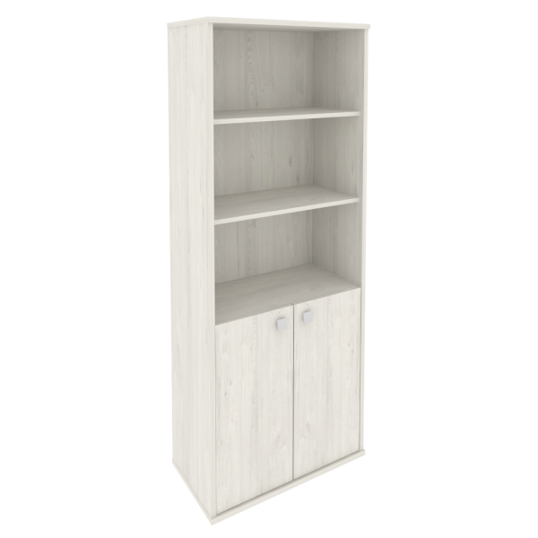 Шкаф высокий широкий (2 низкие двери ЛДСП) Л.СТ-1.1