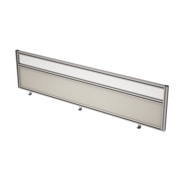 Барьер фронтальный, ткань+мат.стекло в алюминевом профиле 9БТС.0417.8