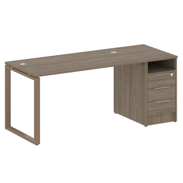 Рабочая станция на О-образном м/к с опорной тумбой БО.РС-СТП -1.3