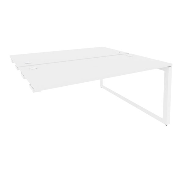 Стол-приставка двойной на О-образном м/к к опорым элем. O.MО-D.SPR-4.7