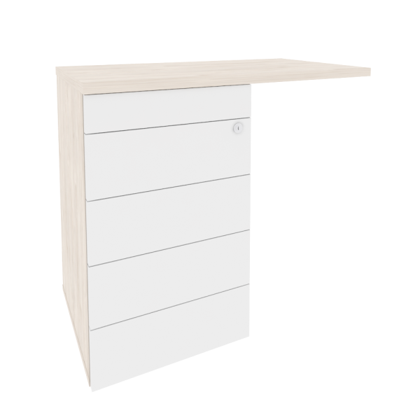 Тумба приставная (TIP-ON) (универсальная л/пр) O.TPU-4 TIP