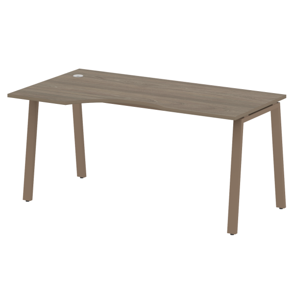 Стол криволинейный левый на А-образном м/к БА.СА-1 Л