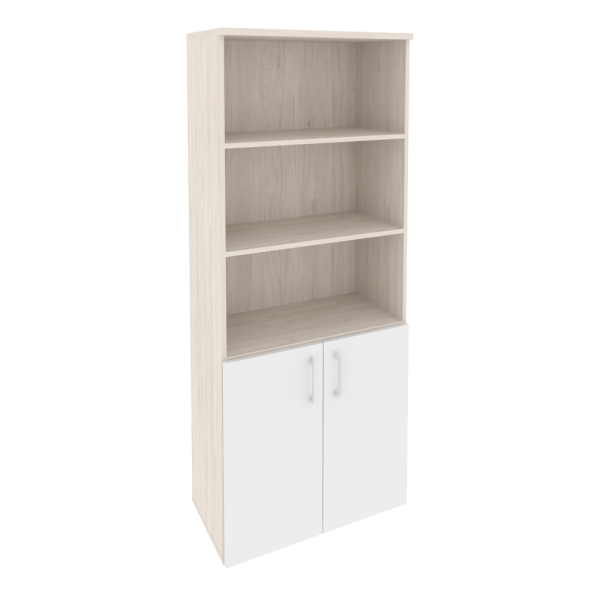 Шкаф высокий широкий (2 низких фасада ЛДСП) O.ST-1.1