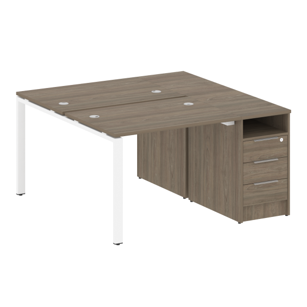 Рабочая станция на П-образном м/к с опорной тумбой БП.РС-СТП-2.1