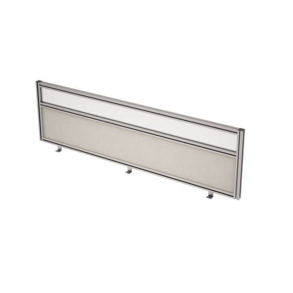 Барьер фронтальный, ткань+мат.стекло в алюминевом профиле 9БТС.0416.8